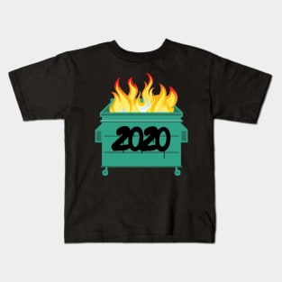 2020 Dumpster Fire Kids T-Shirt